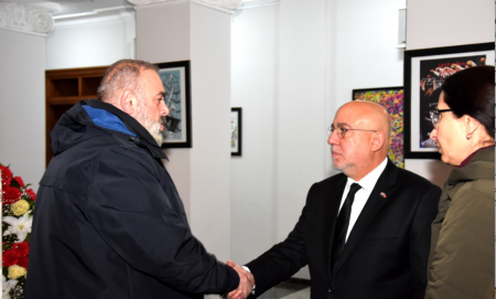 Koba Kobaladze paid respects to the memory of those who died amid the earthquake in Turkey and made 