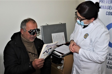Lions Eye Diabetes Clinic organized a charity campaign for the veterans in Ozurgeteli